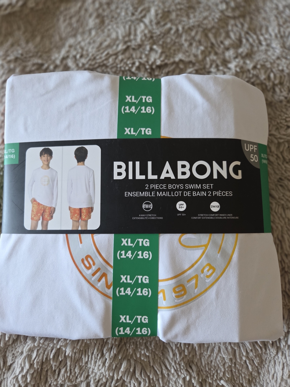 NWT Billabong boys XL (Shirt and shorts)